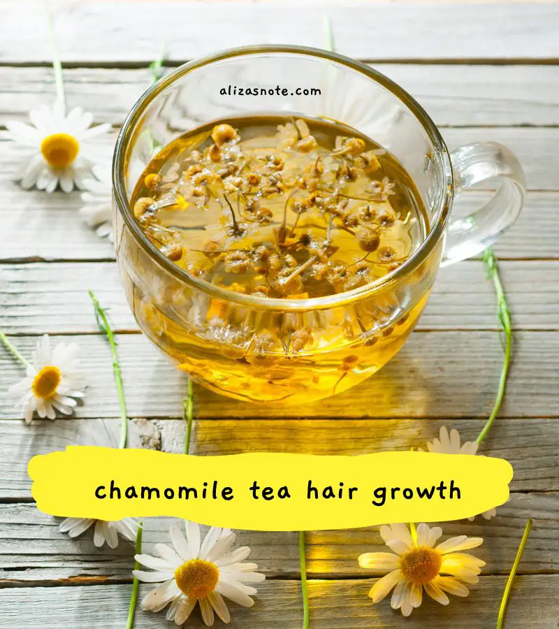 chamomile tea hair growth