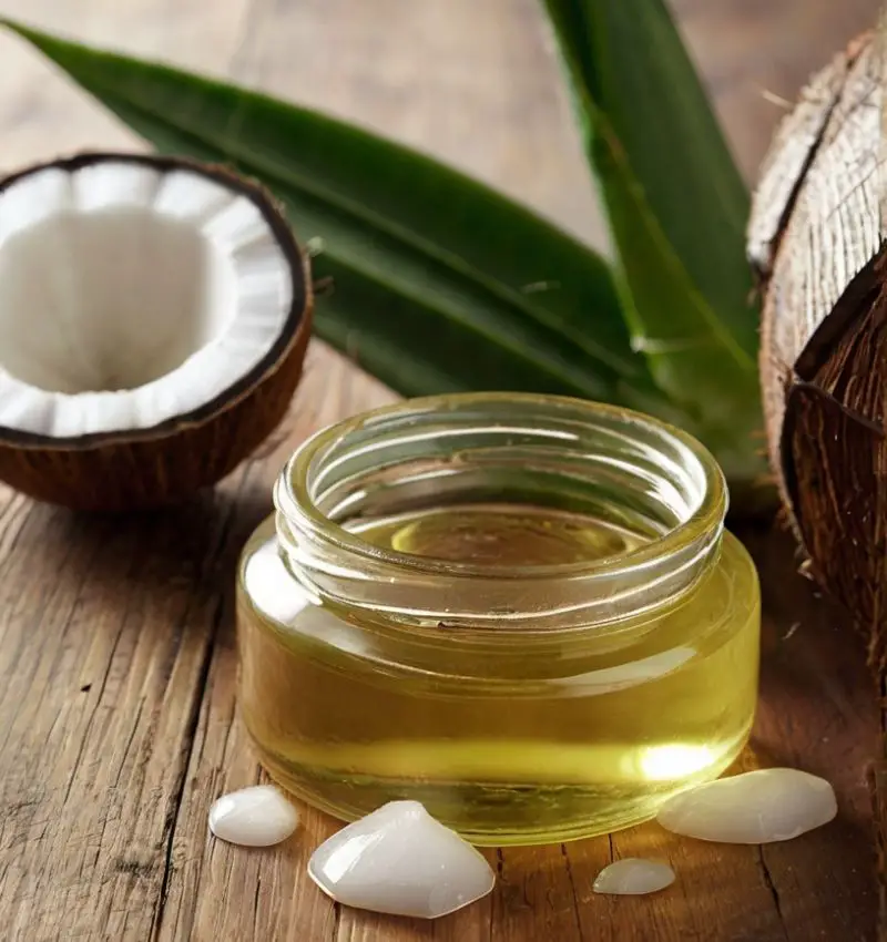 Aloe Vera and Coconut Oil Scalp Massage