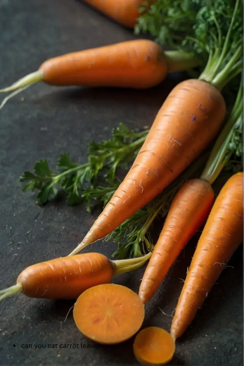  can you eat carrot leaves raw 