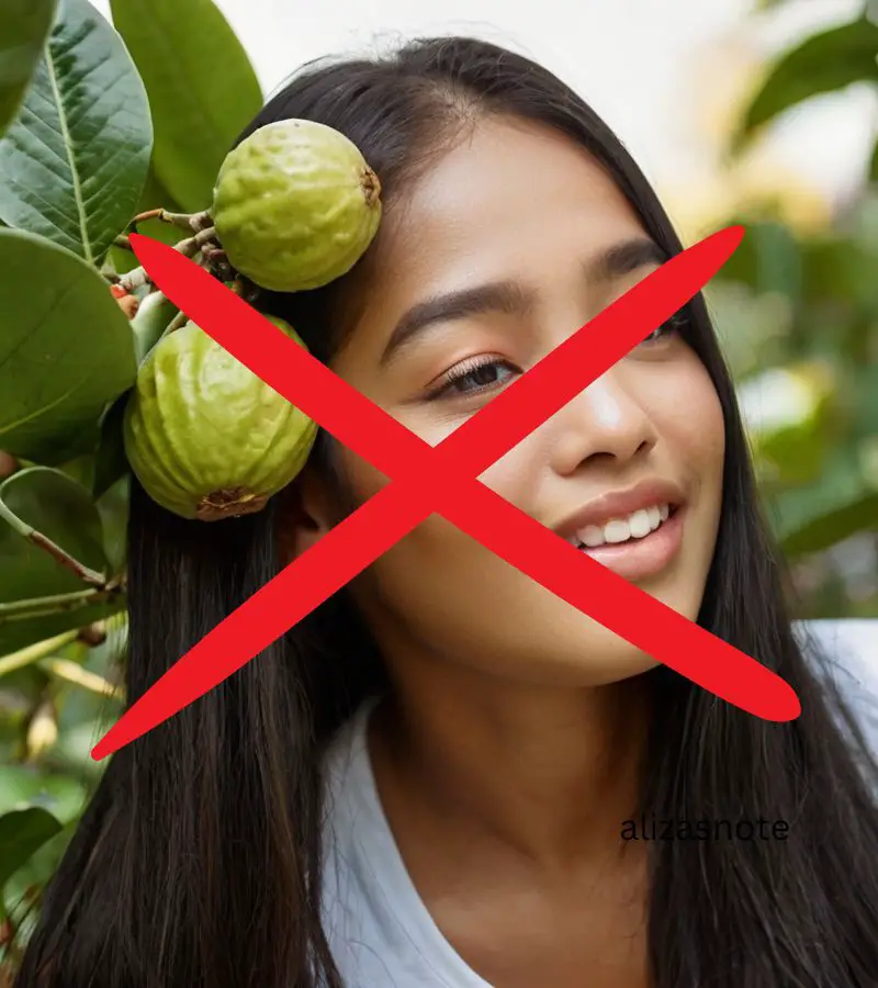 be careful about using guava leave in hair