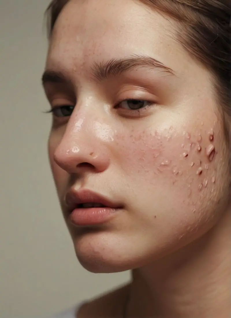 does oily skin cause bumps