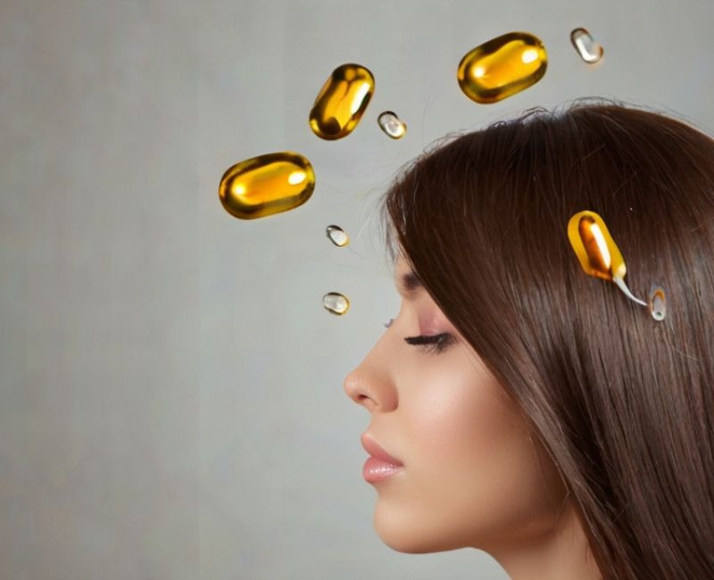 Hair Fall Control With Vitamin e Capsules
