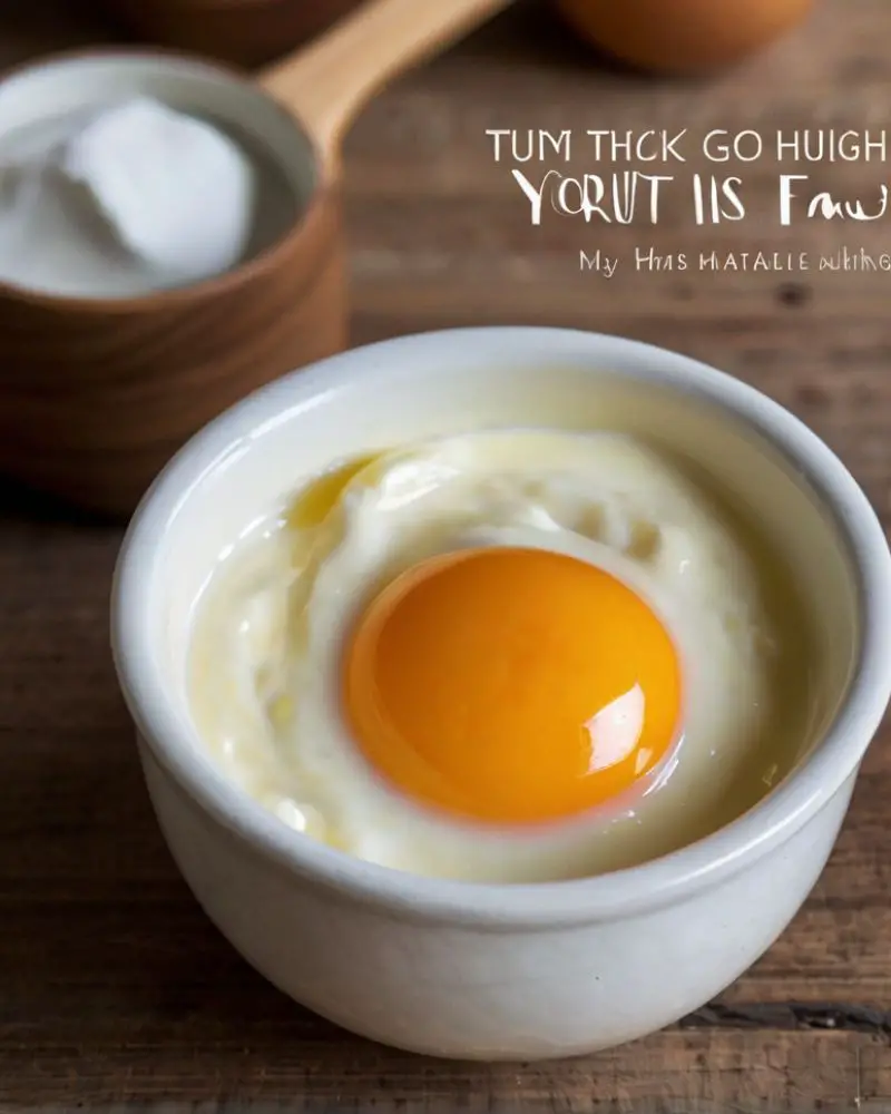 Yogurt and Egg Hair Mask