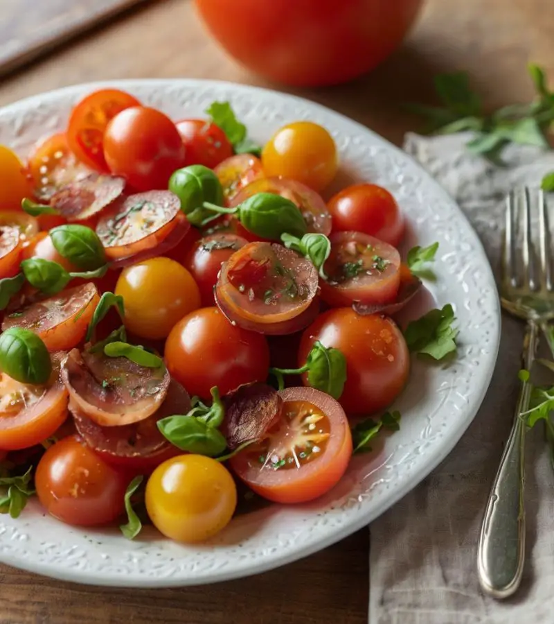 Tomato Salad With Bacon