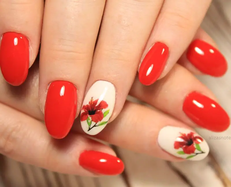 Classy Red Nail Designs