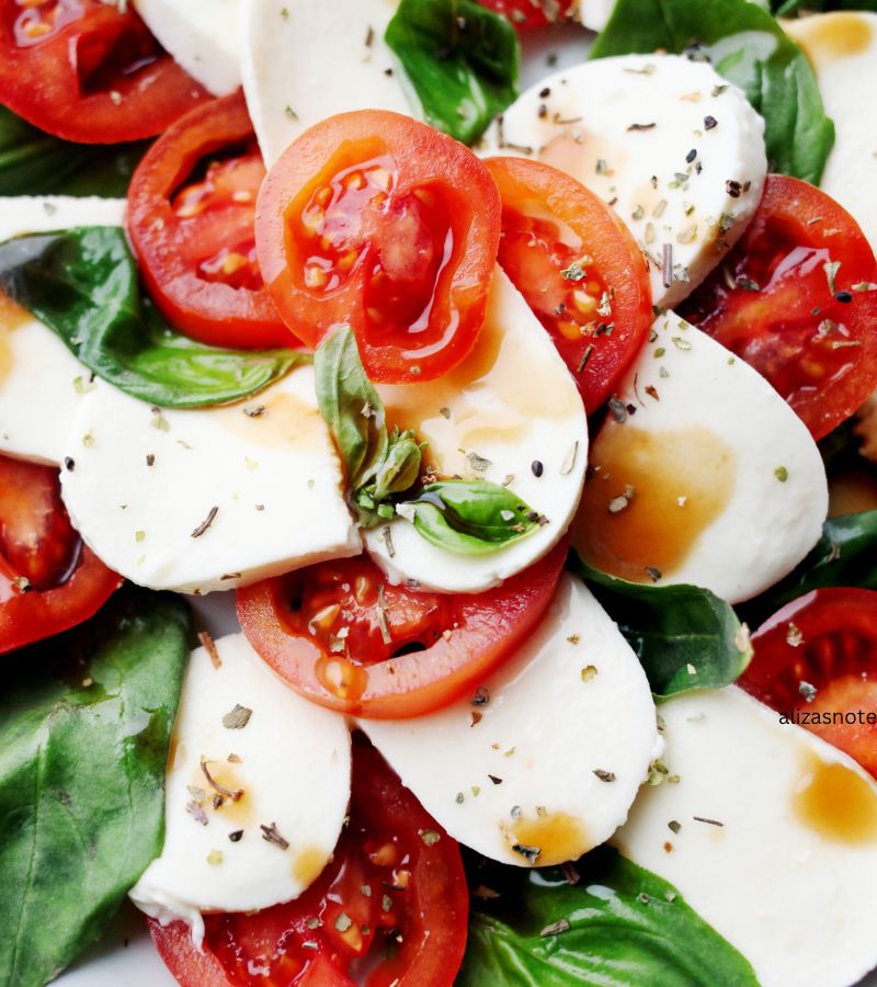 Tomato Mozzarella Salad no Balsamic